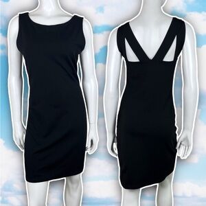 NWOT SUSANA MONACO Strappy Back Geometric Cutout Mini Dress Sexy Date Night Out